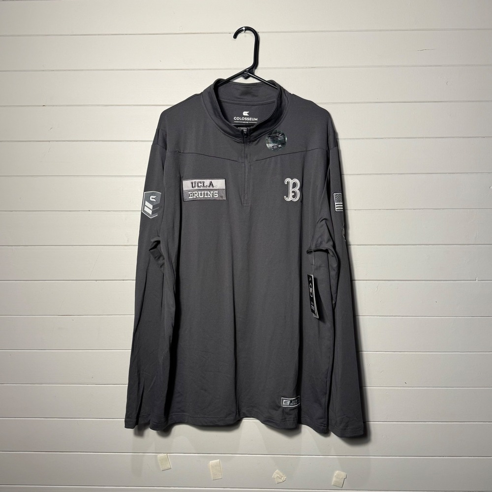 Colosseum UCLA Bruins OHT Military Appreciation Quarter‎ Zip XL NWT NCAA